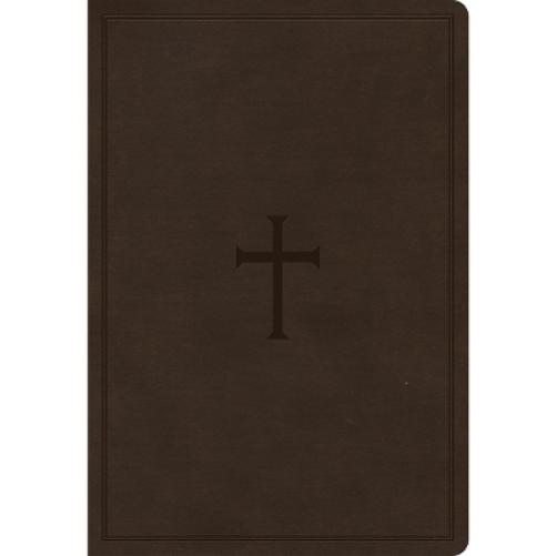 CSB Super Giant Print Reference Bible, Brown