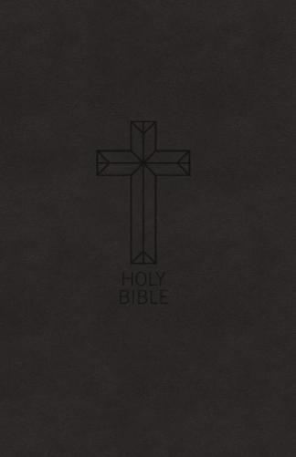 NKJV, Thinline Bible, Compact, Leathersoft, Black, Red Letter, Comfort Print