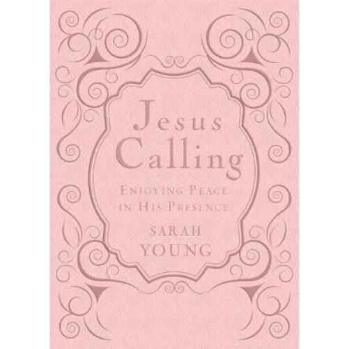 Jesus Calling, Pink Leathersoft, with Scripture References