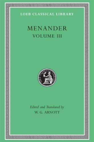 Menander, Volume III