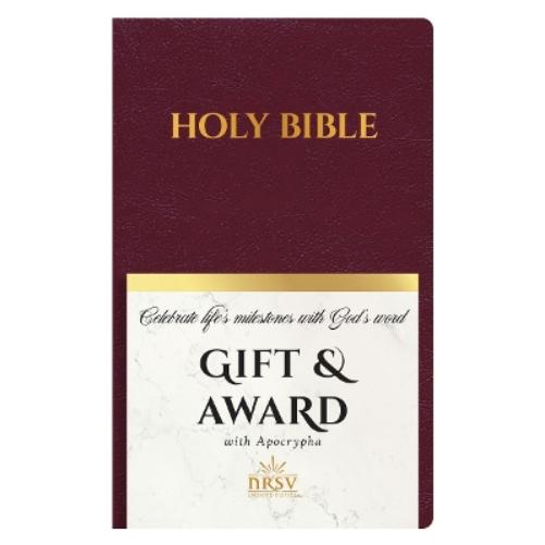 NRSV Updated Edition Gift & Award Bible with Apocrypha (Imitation Leather, Burgundy)