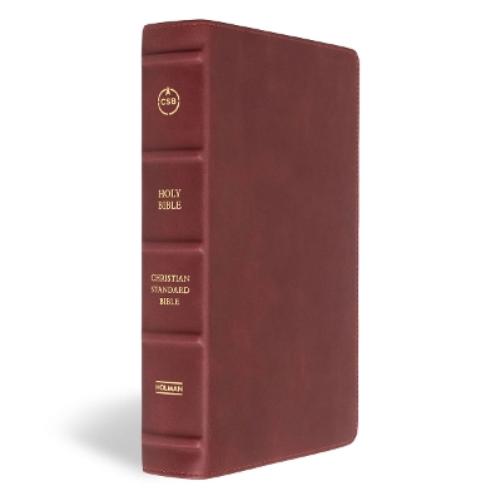 CSB Single-Column Personal Size Bible, Burgundy