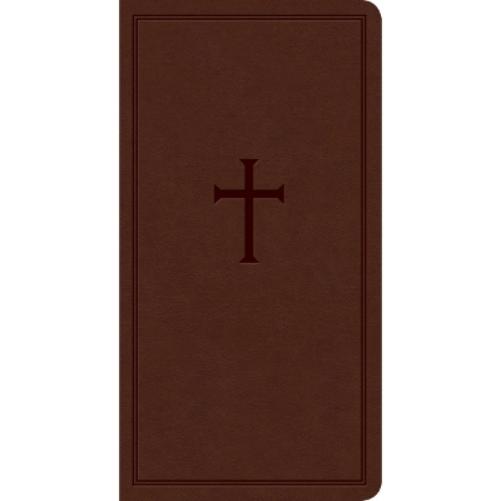 CSB Single-Column Pocket New Testament, Brown LeatherTouch