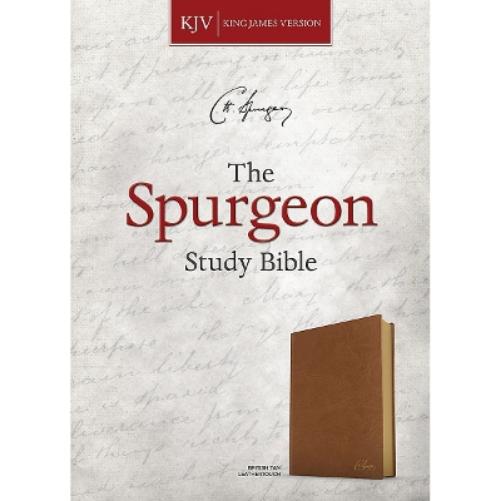 KJV Spurgeon Study Bible, Tan Leathertouch