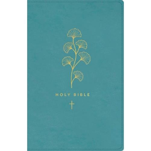 NLT Premium Gift Bible, Red Letter, LeatherLike, Teal