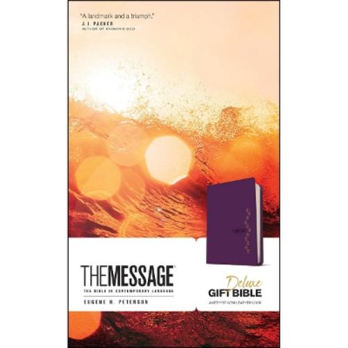 Message Deluxe Gift Bible, Purple