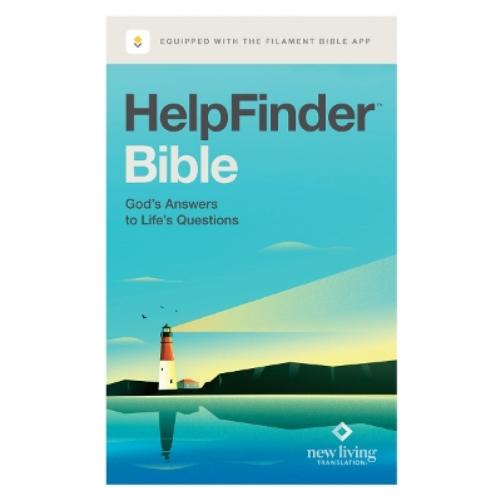 HelpFinder Bible NLT, Filament Enabled (Hardcover, Red Letter)