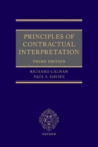 Principles of Contractual Interpretation