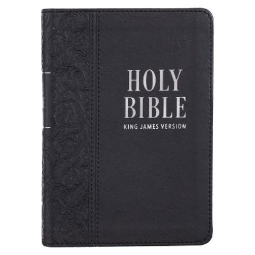 KJV Bible Compact Large Print (Faux Leather, Black)