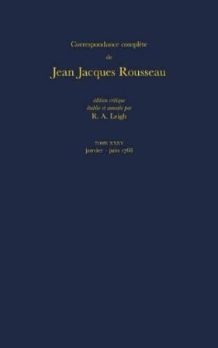 Correspondance complète de Rousseau (Complete Correspondence of Rousseau) 35
