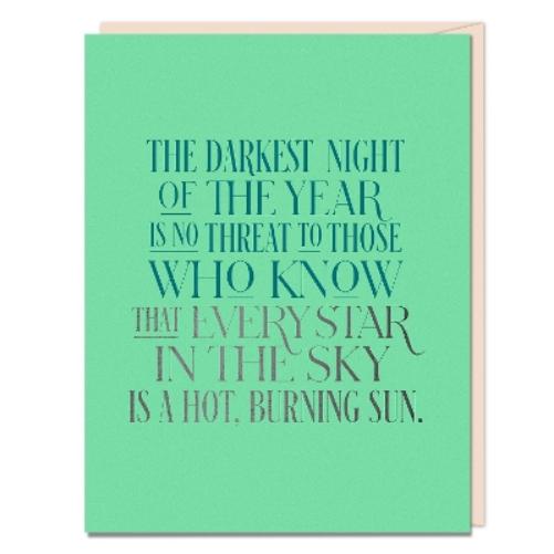 6-Pack Elizabeth Gilbert for Em & Friends The Darkest Night Card