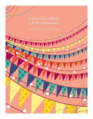 Positively Green Greeting Cards: Birthday - "I think this calls for a little celebration" - Carolyn Keene (Pack of 6)