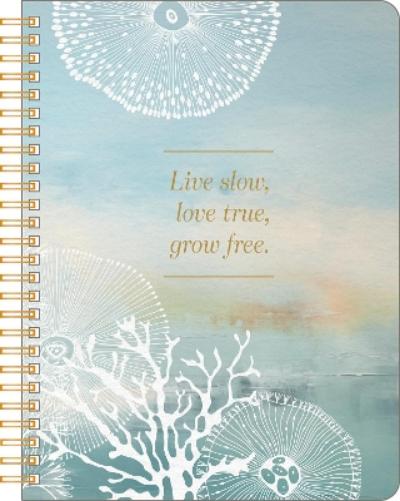 Spiral Ntbk - Live Slow, Love True, Grow Free