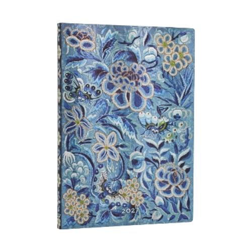 2027 Blue Willow (Celebrate Hanfu) Midi 12-Month Softcover Dayplanner (Elastic Band Closure) Vertical