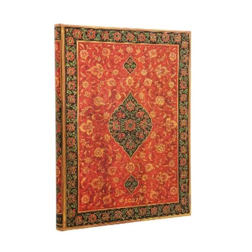 2027 Layla (Persian Poetry) Ultra 12-Month Hardcover Dayplanner (Elastic Band Closure) Horizontal