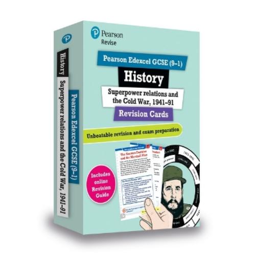 Pearson REVISE Edexcel GCSE History Superpower Relations and the Cold War Revision Cards incl. online revision - for 2026, 2027 exams