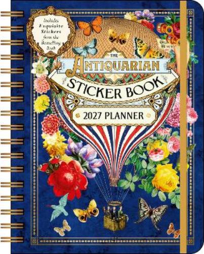 The Antiquarian Sticker Book 2027 Monthly/Weekly Planner Calendar