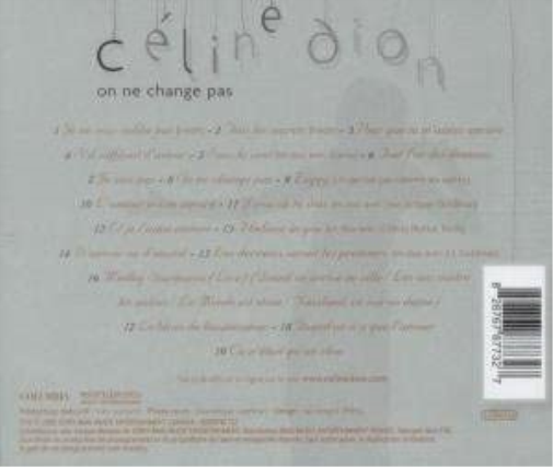 On Ne Change Pas