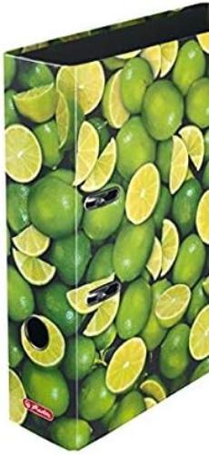 Herlitz 10485134 Folder with Limes Motif A4 80 mm Width