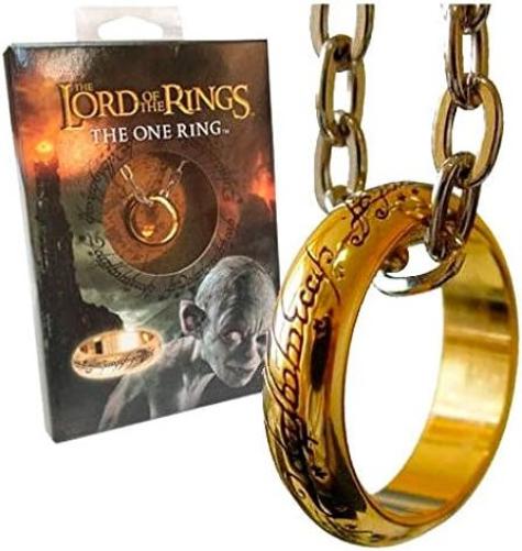 The Noble Collection Replica Unique Ring with Chain, Estándar, 36 EU, Not a gemstone