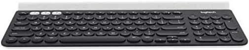 Logitech K780 Multi-Device Wireless Keyboard, QWERTZ Swiss Layout - Grey