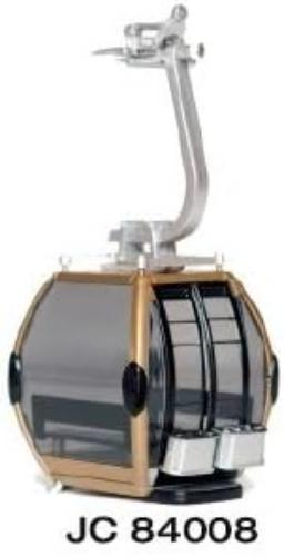 Jaegerndorfer JaegerndorferJC84008 Omega IV 8 Seater Cabin, 1:32 Scale, Gold/Black, Multi-Color