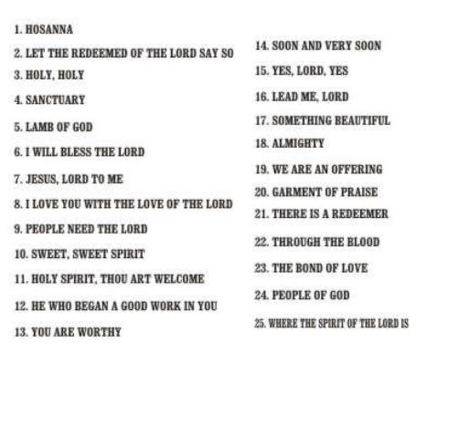 America`s 25 favourite praise & worship choruses - volume 4
