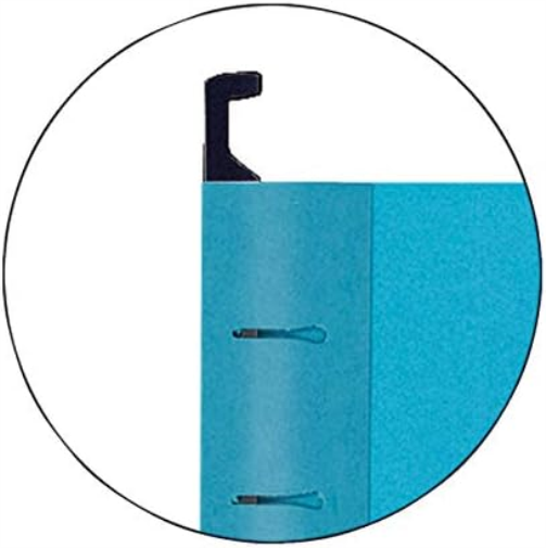 Esselte Classic Reinforced Suspension File, A4, Pack of 25, Tabs Included, Blue, 90311