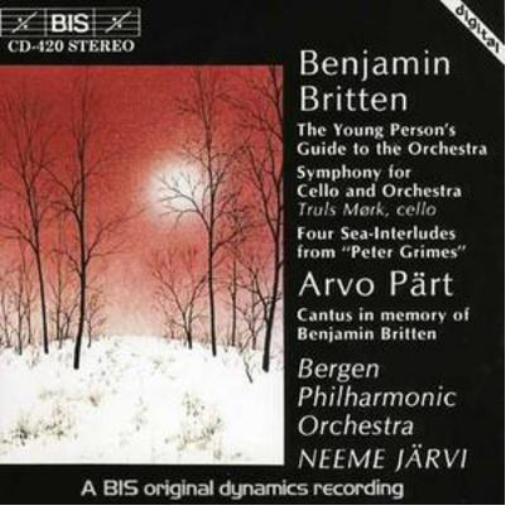 Young Person's, Symphony, Sea/cantus (Jarvi, Bpo, Mork)
