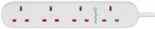 Uk Extension Lead 2M Output X4- 13A White