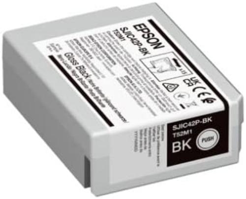 Epson - BS Label Consumables U4 SJIC42P-BK Cartridge