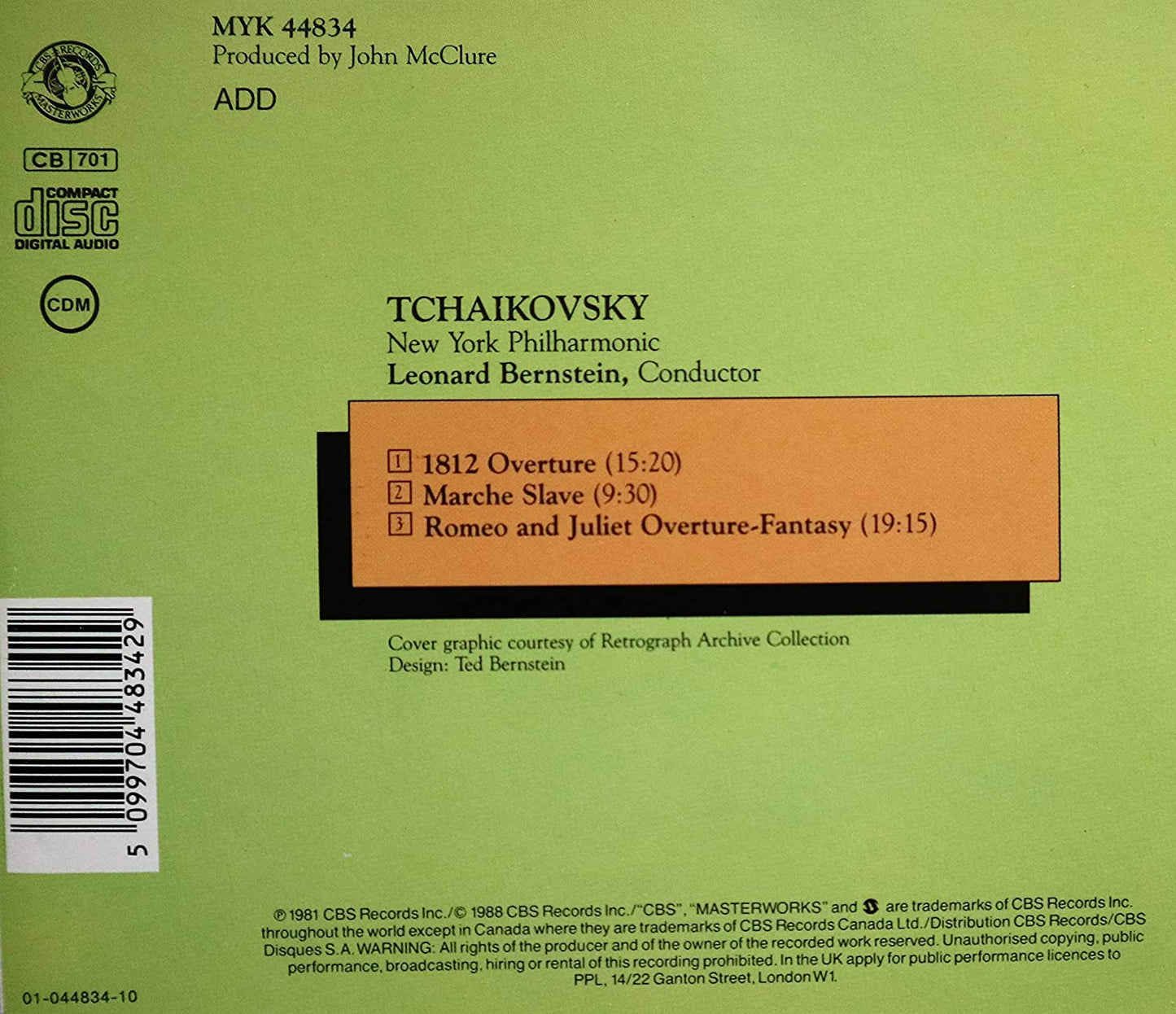 TCHAIKOVSKY - 1812 OPUVERTURE