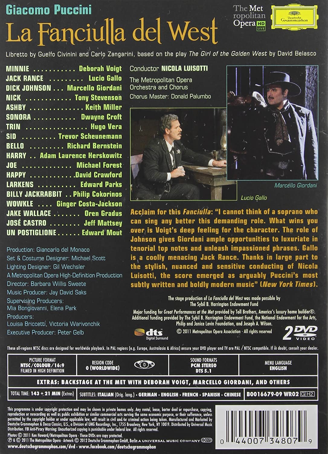 Puccini: La Fanciulla del West