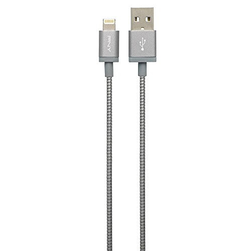 Lightning Charge And Sync Cable Braided 1.2M Space Grey Metalic