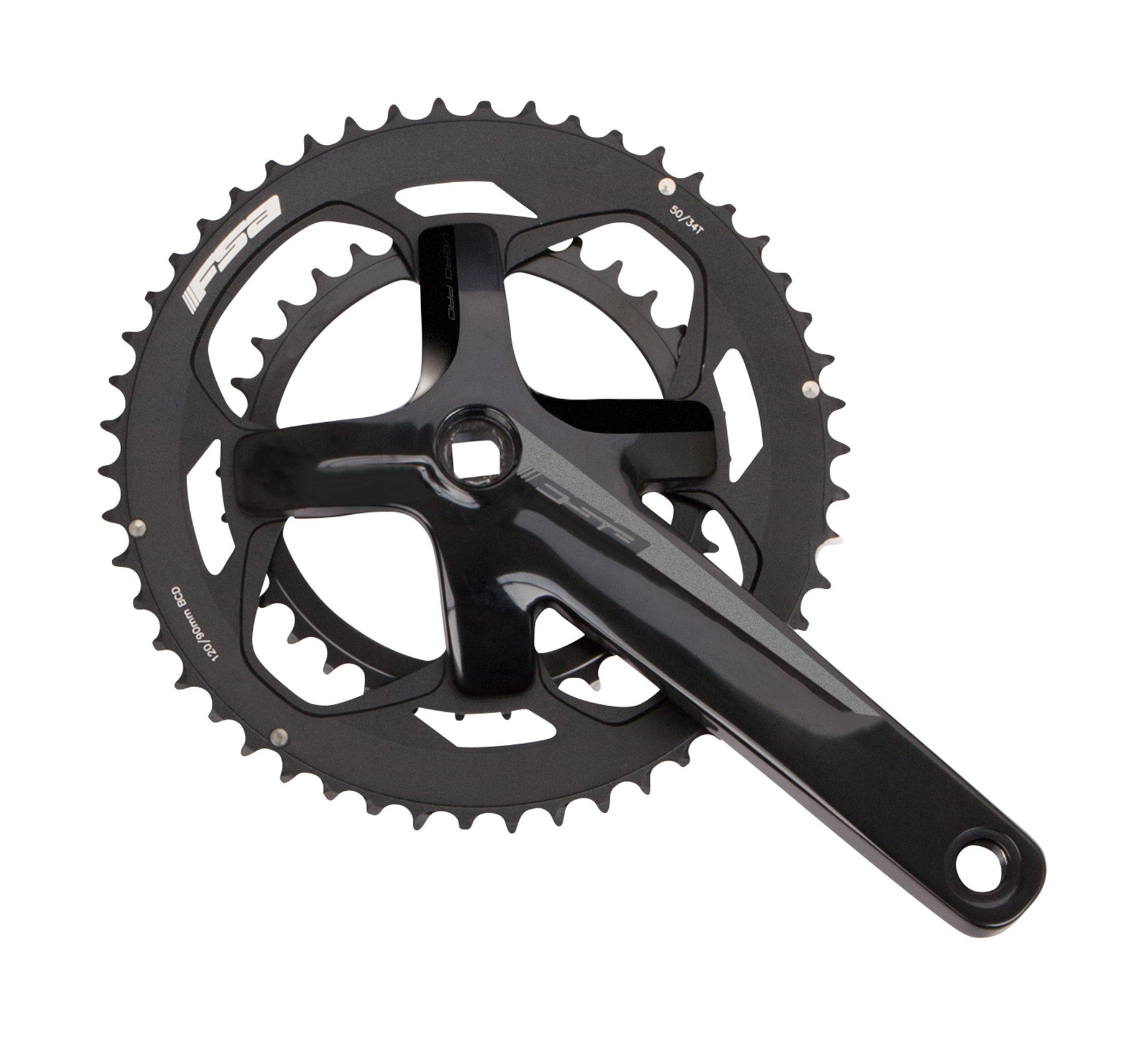 FSA Vero Pro JIS Road Chainset (2x11, 50/34T, 175mm, V21) - Vero Pro JIS Road Chainset (2x11, 50/34T, 175mm, V21)