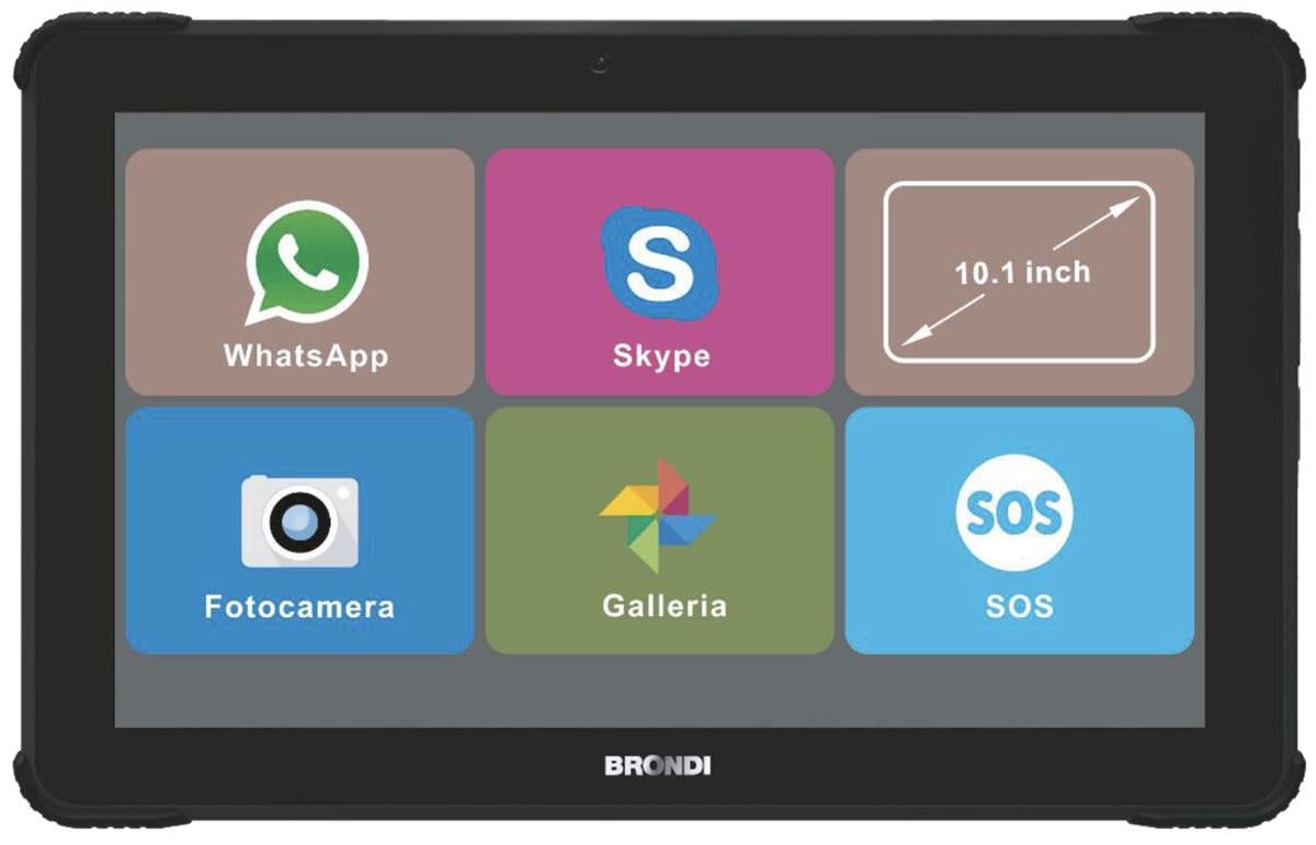 Brondi 10277060 tablet 3G 8 GB 25.6 cm (10.1") Spreadtrum 1 GB Wi-Fi 4 (802.11n) Black