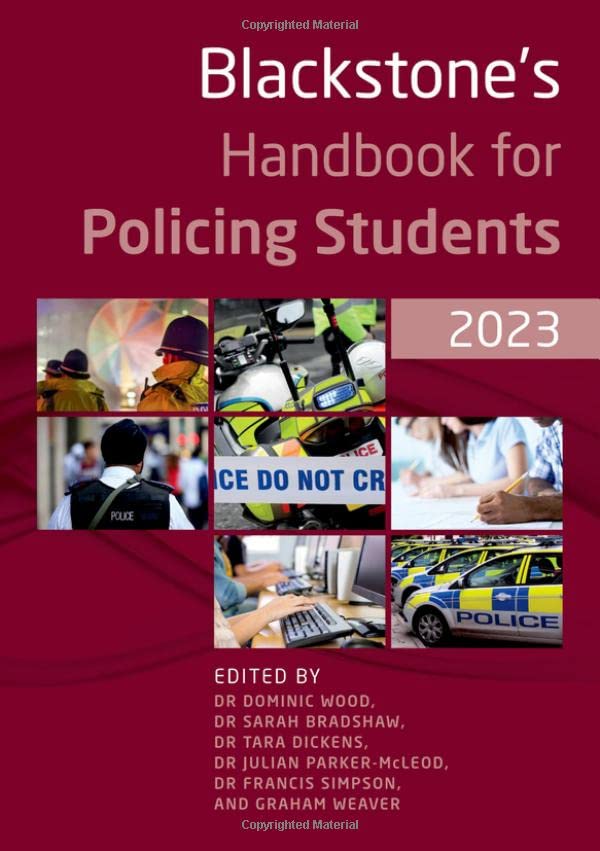 Blackstone's Handbook for Policing Students 2023
