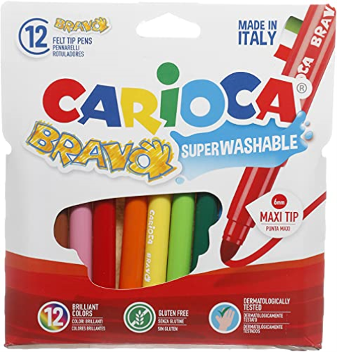 Cf12 Pennarello Bravo Assortiti