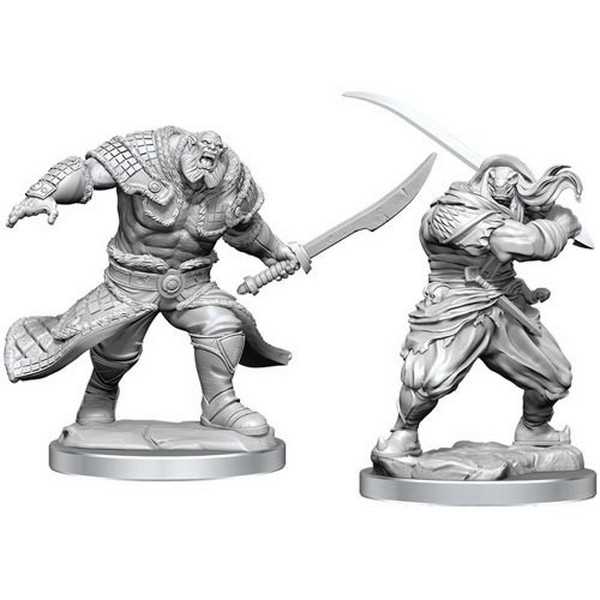 Magic: The Gathering Unpainted Miniatures - Zurgo Helmsmasher & Unyielding Krumar