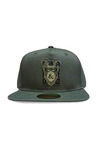 Hasbro Dungeons & Dragons Tomb Of Horrors Logo Snapback Baseball Cap, Green (Sb157237Hsb)