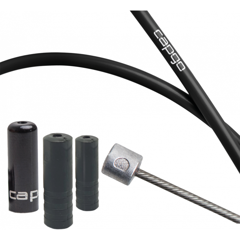Capgo Dropper Cable Set Bl Long Black