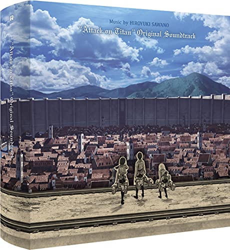 "Attack On Titan" Original Soundtrack - Exclusive Limited Edition Grey Translucent With Black Smoke Colored 3x Vinyl LP (Only 1000 Copies Pressed Worldwide!)