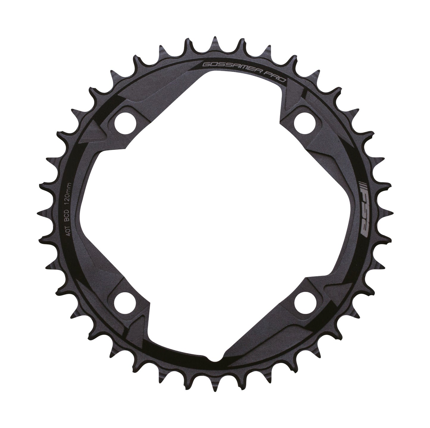 Gossamer Road ABS Chainring (1x11, 120x38T, Black, V21)
