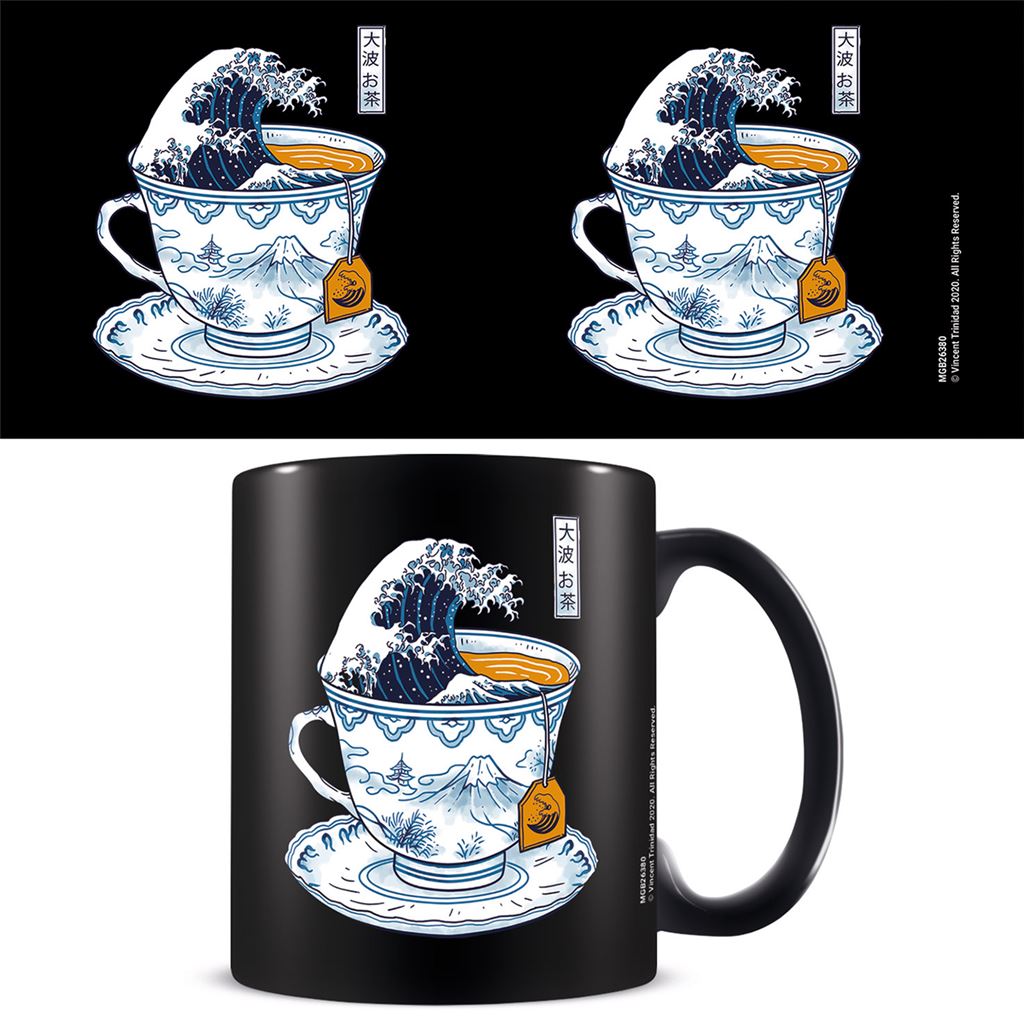 Pyramid International MGB26380 Vincent Trinidad (The Kanagawa Tea) Black Coffee Mug, Ceramic