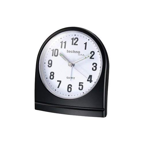 - Quarzwecker Analog, Schwarz