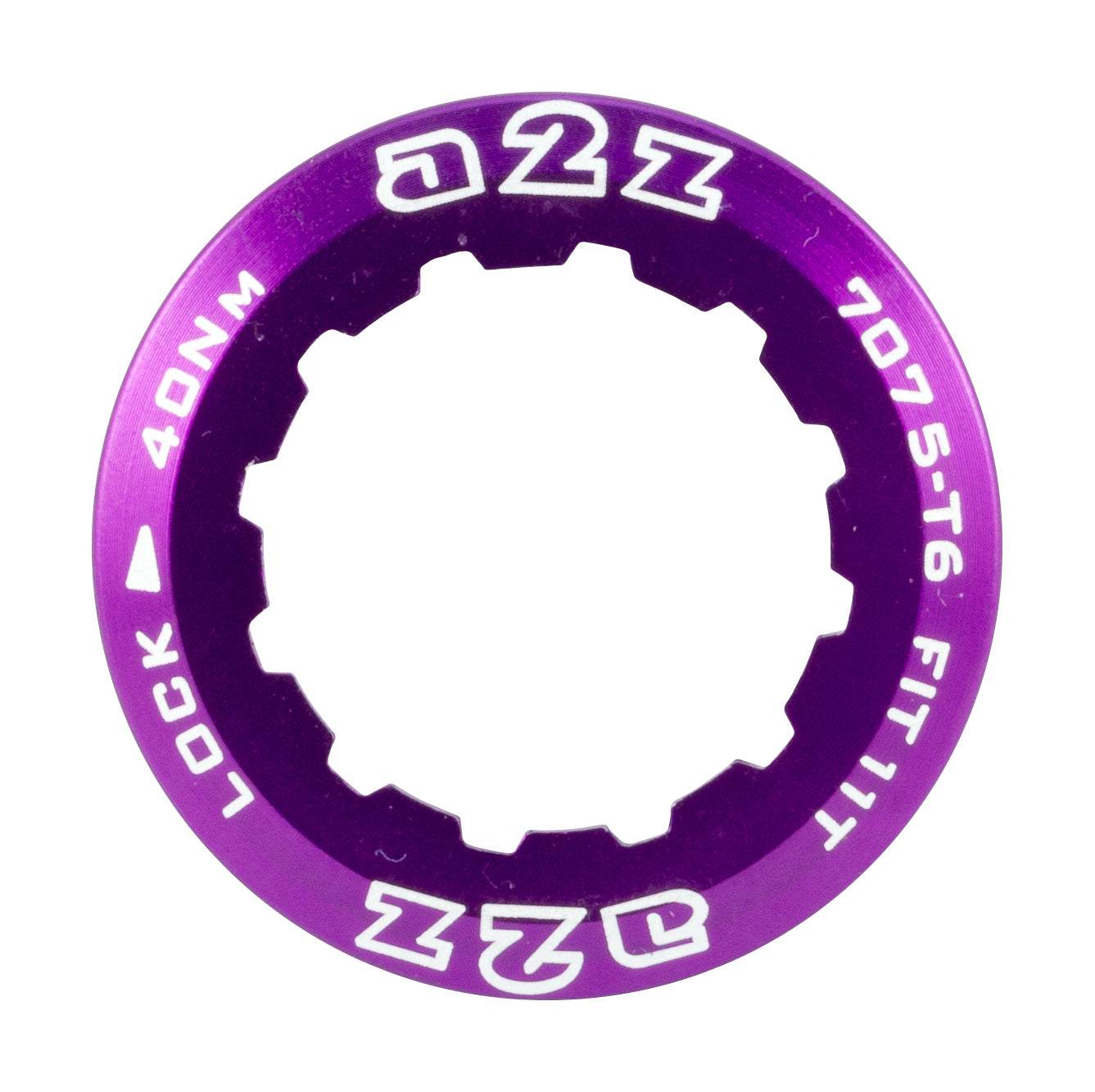 A2Z Alloy Cassette Lock Ring For Shimano/Sram 11T (Purple)