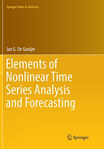 Elements Of Nonlinear Time Series Analy