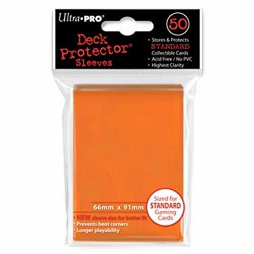 Ultra Pro SLEEVES 50 D12 Card Game (Orange)