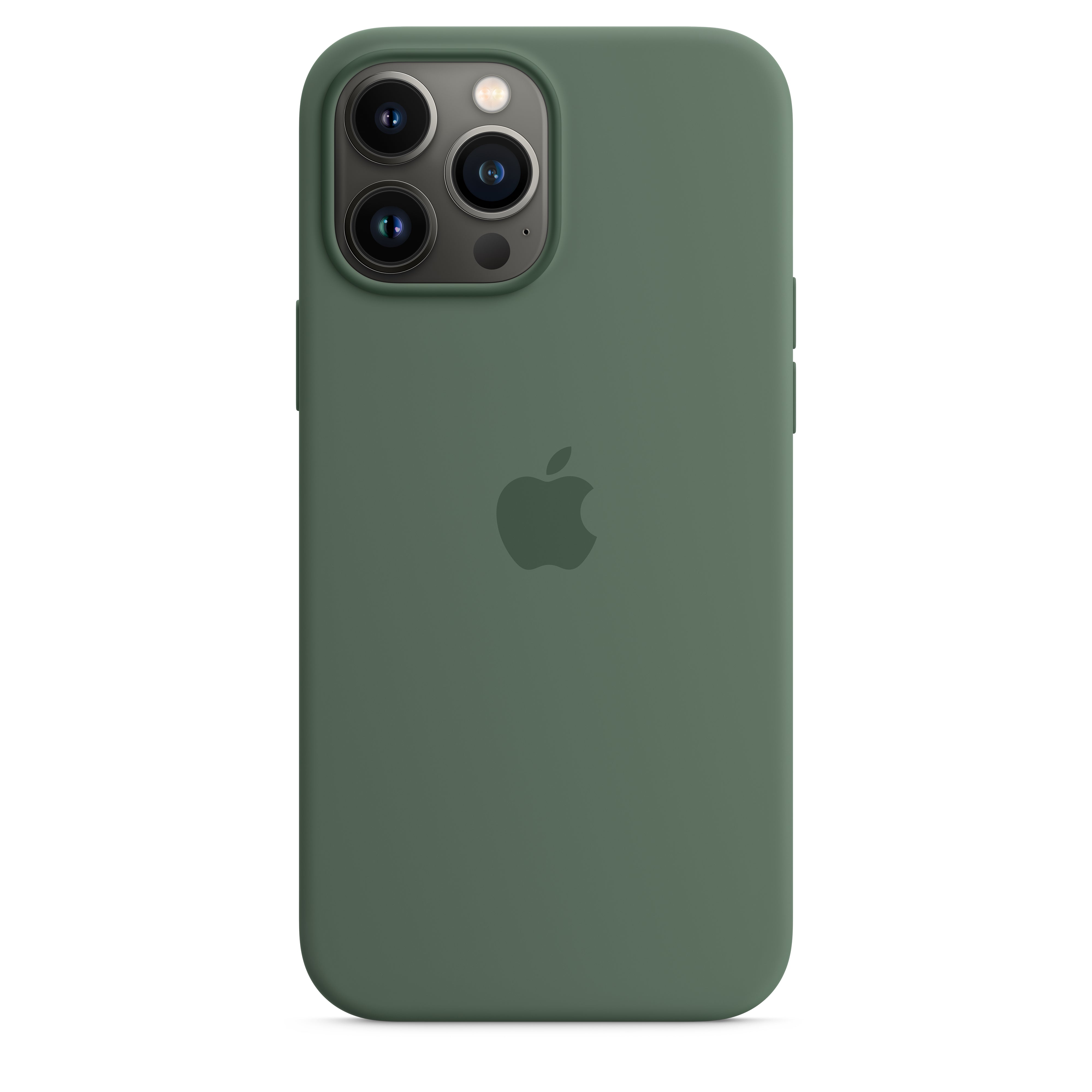 Apple - Back Cover For Mobile Phone - With Magsafe - Magsafe Compatibility - Silicone - Eucalyptus - For Iphone 13 Pro M