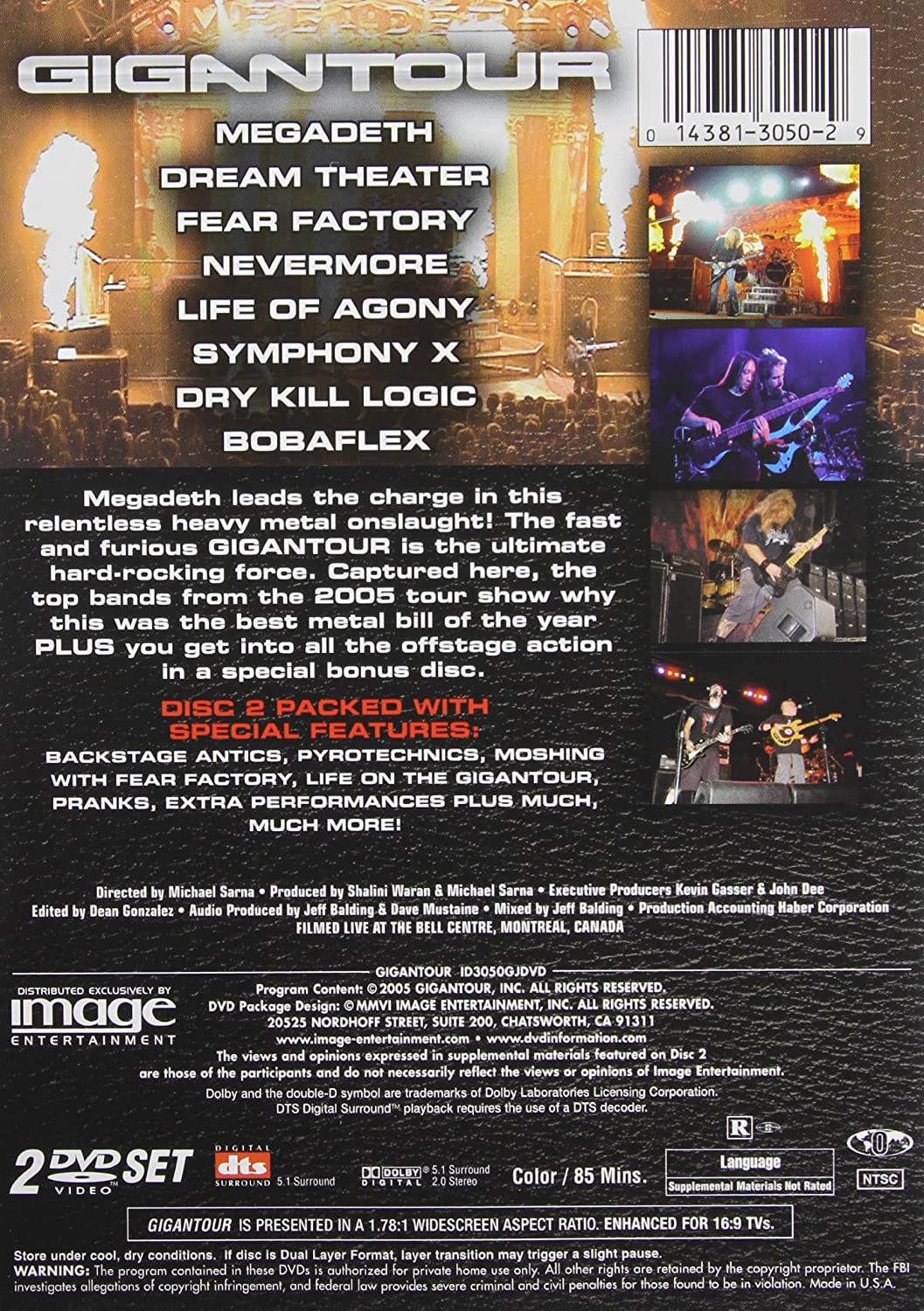 Gigantour (Region 1) (NTSC)